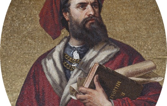 Marco Polo Mosaic from Palazzo Tursi