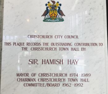 Hamish Hay plaque