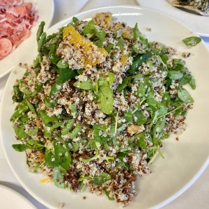Forage Salad QuinoaWatercress Walnut with Extra Virgin Olive Oil